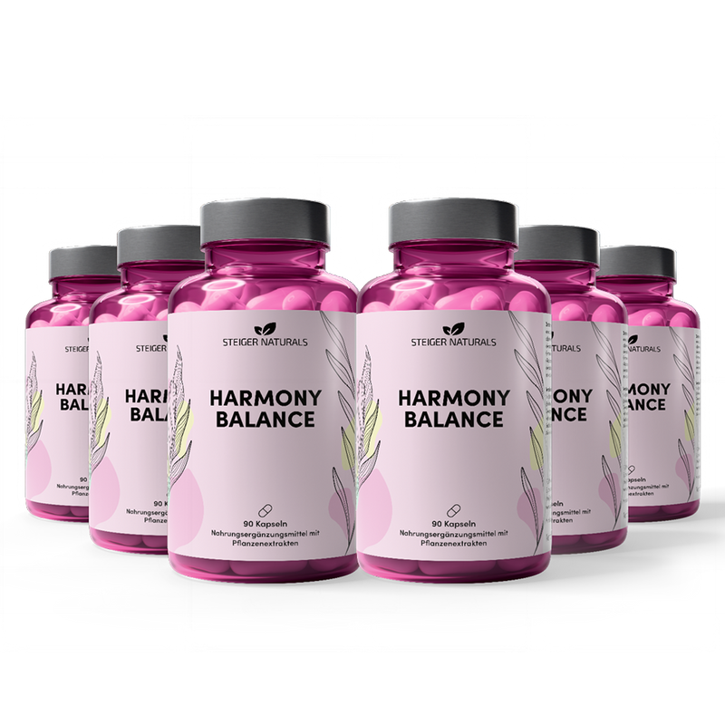 6er-Pack Sparpreis – Harmony Balance (ehem. Hormon Balance) - natürlicher Wechseljahre-Komplex